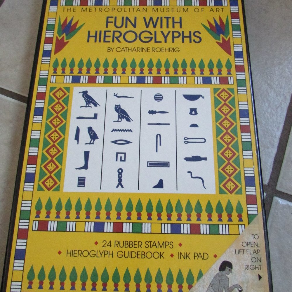 Metropolitan Museum of Art Fun with Hieroglyphs Kit